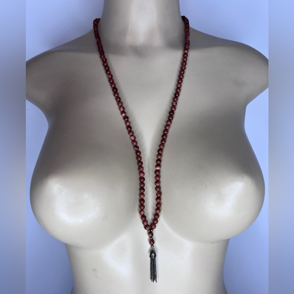 Brown Beaded Necklace
